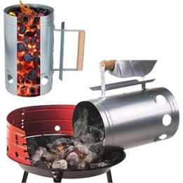 Barbecue Chimney Starter Quick Start BBQ Grill Charcoal Burner Food Lighter Coal