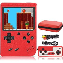 Retro Handheld Game Console ，Portable Retro Video Games Consoles 400 Classical FC Games-3.0 Inches Screen Rechargeable Battery