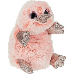 TY 1607-36217 Wilma Pink Platypus-Beanie BOOS, Multicolored, 15 cm