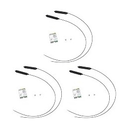 SHIHUA 3x Dual WLAN 2.4Gbps Wi-Fi 6 AX200NGW 802.11Ax / AC -MIMO 2x2 WiFi AX200 NGFF M.2 Bluetooth 5.0 WLAN Network Card +