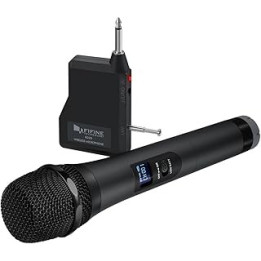 FIFINE Wireless Microphone, Handheld Dynamic Microphone Wireless mic System for Karaoke Nights and House Parties to Have Fun