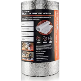 SuperFOIL Foil Insulation Roll 0.6m x 25m - Energy Saving DIY Bubble Foil Sheet - 3-in-1 Sustainable Thermal Insulation