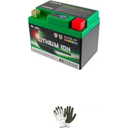 COMPATIBLE WITH KYMCO KXR 50 2004-2007 LIGHTWEIGHT BATTERY 0.4 SKYRICH LITHIUM HJTX5L-FP SPECIFIC FOR MOTO SCOOTER RECHARGEABLE