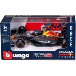 Bburago B18-38061V RED Bull RB18 (2022) Verstappen 1:43 Scale Die-Cast Collectible Race Car, Assorted Colours, Escala 1:43 /