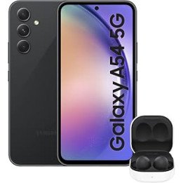 Samsung Galaxy A54 5G Mobile Phone 6.4 Inch Super AMOLED FHD+ screen 256GB Awesome Graphite 3Y Extended Manufacturer Warranty