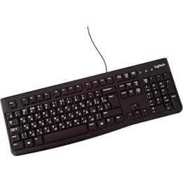 Logitech K120 Wired Business Keyboard, Russian Layout - Black