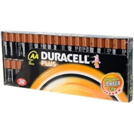 Duracell Plus AA Batteries LR6 MN1500 1.5v PACK OF 36