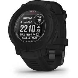 Garmin Instinct 2 Solar Tactical Edition Rugged GPS Smartwatch, Black