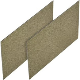 sourcing map Microwave Oven Waveguide Cover Mica Repairing Plate Oven Sheet Board for Kitchen 150x100x0.6mm, Pack of 2