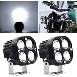 3 Inch Motorcycle Spotlights,40W LED Work Light Bar Motorcycle Driving Additional Fog Lights 12V 24V Motorbike Auxiliary Lights