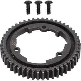 RC 50T Steel Gear, Harden Steel Main Spur Gear, Strengthen Steel Main Spur Gear, Gear Compatible with Traxxas Remote Control