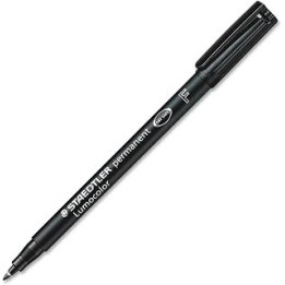 STAEDTLER 318-9 permanent marker Bullet tip Black 10 pc(s)