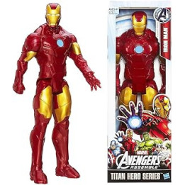 Iron-Man figure, Marvel Avengers Titan Hero Series Iron-Man Action Figure, 12 inches Iron-Man Model Collectible Toy, Flexible