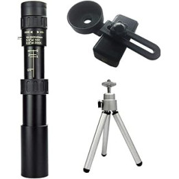 Monocular Telescope 10-300X40 Zoom Monocular Binoculars Telescope Supports Smartphone with Light Type210-300X40