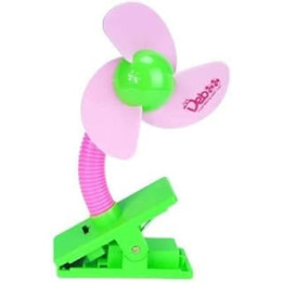 Cozyswan® Baby Pushchair Fan Cot Buggy Pram Fan Mini Safety Clip-on Stroller Fan (Pink)