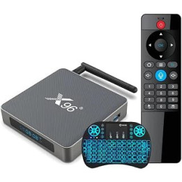 CHROX Android 11.0 TV Box, X96 X6 8GB RAM 128GB ROM BT5.0 Support Dual Wifi 2.4G/5.8G, 1000M Ethemet, 8K Ultra HD Android Box,