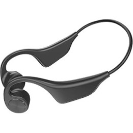 Smalody Bone Conduction Headphones Bluetooth,Wireless Open Ear Headphones Dual Listening Sports Earphones with Mic, Bone