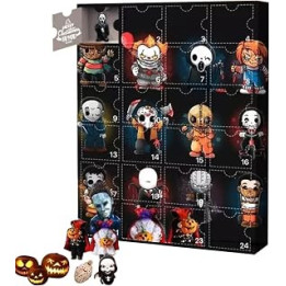 Bexdug 2022 Halloween Doll Advent Calendar Contains 24 Gifts, Halloween Horror Figures Advent Calendar, Halloween Countdown
