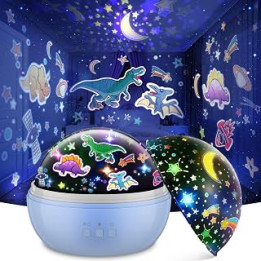 EUCOCO Dinosaur Night Light Kids, Girls Toys Age 1-12 Year Old Boy Gifts Xmas Stocking Fillers for Kids Dinosaur Toys for Boys