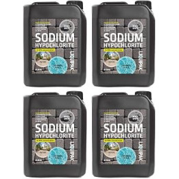 Liquipak Sodium Hypochlorite 20L Patio Cleaner | High Strength, Swimming Pool Liquid Chlorine 4x5L