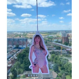 Taylor Swift Car Air Freshener | Cotton Candy Scented | Taylor Swift Gifts | Swiftie Funny Novelty Gifts