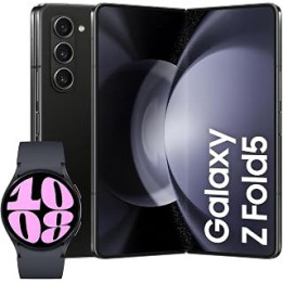 Samsung Galaxy Z Fold5, Unlocked Android Smartphone, 256GB Storage, Phantom Black, 3 Year Extended Warranty with a Samsung