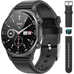 BELOF Mens Smart Watch, 1.32 Inch Touch Screen Fitness Tracker Smart Watch