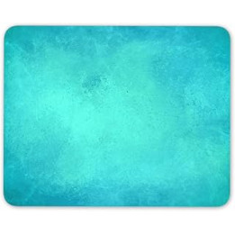 Rustic Aqua Mouse Mat Pad - Blue Teal Turquoise Student Fun Computer 15026