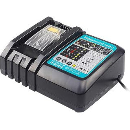 QUPERR- DC18RC Fast Charger Compatible with makita 14.4V-18V Li-ion Replacement Battery BL1815 BL1830 BL1840 BL1850 BL1860