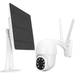 AXOC Solar Security Camera, 1080P Wireless Solar Camera Low Power Intelligent Analysis for Warehouses (WiFi)