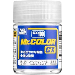 Mr. Colour GX100 Super Clear III 18ml paint