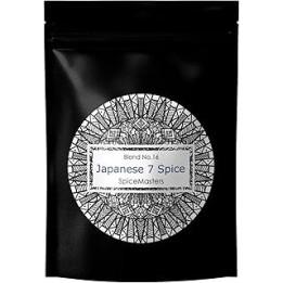Togarashi Japanese 7 Spice Mix Superior Hand Blended Premium Mix by Spice Masters - Easy Meals Quickly - Authentic Made Simple