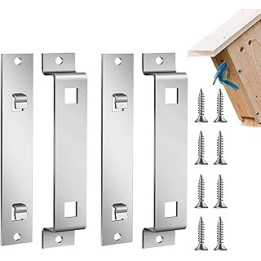 Ukuding Bird House Mounting Bracket,Mounting Bracket for Bird House with No Deformation - Posts Secure Brackets Supplies for