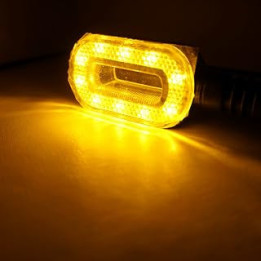 Motorcycle Led Turn Signal Lights Plug-in DC 36v 48v 52v 60v Blinkers Flasher Indicator Light Turning Bulbs for Electric