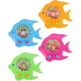 ibasenice 4 pcs and Gifts Toy Beach Water Toss Kids Trips Boys Shape Arcade Fishing Mini Games Fun Travel Funny Toys Car