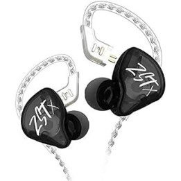 KZ ZST X Colorful In Ear Earphone 1BA 1DD Dual Driver Wired Earbuds Headphone HiFi Ergonomic Gaming Earbuds with 2 Pin