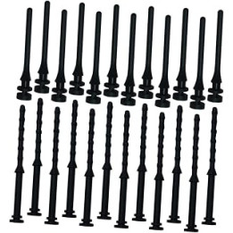UKCOCO 24 Pcs Fan Shock-absorbing Rubber Nail PC Case Fan Screws Computer Hardware PC Case Fan Soft Silicone Screws Computer