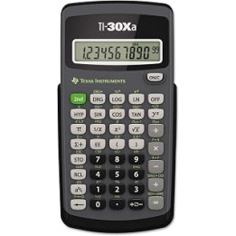 Texas Instruments 275842 Texas Instruments Ti-30Xa 10-Digit Scientific Calculator Black