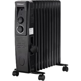 Belaco Oil Filled Radiators 11 Fins Portable Electric Heater Adjustable Thermostat Control 3 Heat Settings Portable Heater