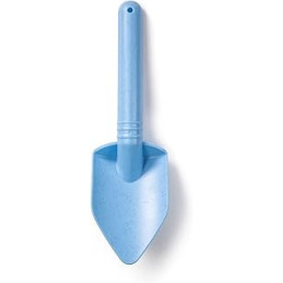 Bigjigs Toys Eco Spade For Kids (Powder Blue) - 20.5cm Wheat Fibre Toy Spade, Quality Sand Toys, Holiday Toys for Toddlers,