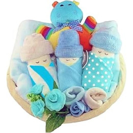 Cute Babies Gift Basket For A Boy