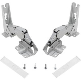 Hinges Compatible with Bosch Neff Siemens Integrated Fridge Freezer Pair of Hinges Left or Right Side 481147 By Gekufa