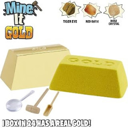 Mine It Diamond or Gold - Assorted ( Only One Item Is Sent at Random )