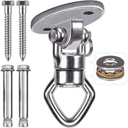BeneLabel Swing Hanger with 2 Bearing, 800 LB Capacity, Safest Rotational Device Hanging Accessory for Aerial Silks Dance, Web