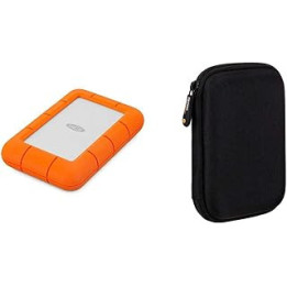 LaCie Rugged Mini 4 TB External Hard Drive Portable HDD – USB 3.0 USB 2.0 Compatible, Drop Shock Dust Rain Resistant Shuttle