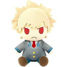 MHA Plush Doll Pillow Bakugou Katsuki 9.84 IN Creative Soft Stuffed Anime Plush Doll Christmas New Year Gift 25CM