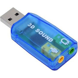 Mini External Usb To 3.5mm Mic Headphone Jack Stereo Headset 3d Sound Card Audio Adapter Speaker Interface For Laptop
