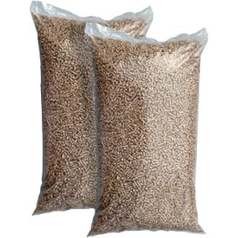 Unbranded Wood Pellets 2x Biomass Stove Heating Fuel | Ideal for Outdoor Pizza Oven Pellets | Ooni Pizza Oven | Pellet Grills |