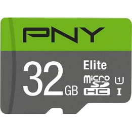 PNY Elite microSDHC card 32GB Class 10 UHS-I U1 100MB/s