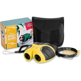 JRD&BS WINL Mini Children's Binoculars Toys for 4-5 Year Old Boys & Girls Gifts,8 X 21 Kids Binoculars for Children,Compact
